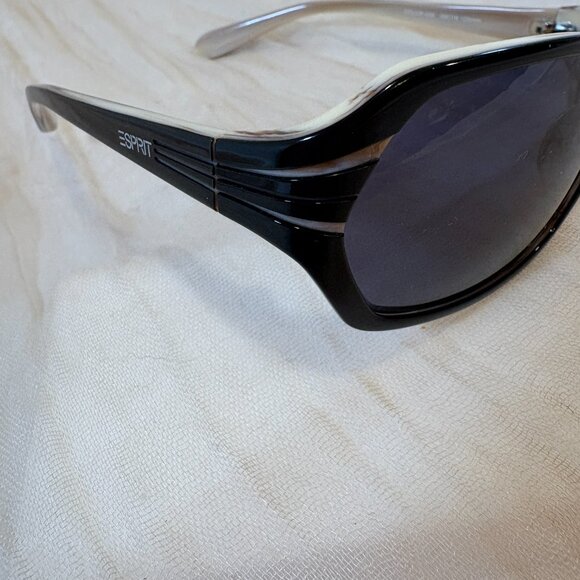 NEW ESPRIT ET 17637 CHOCOLATE/CREAM TINTED LENSES AUTHENTIC SUNGLASSES 59-16 - Picture 5 of 8